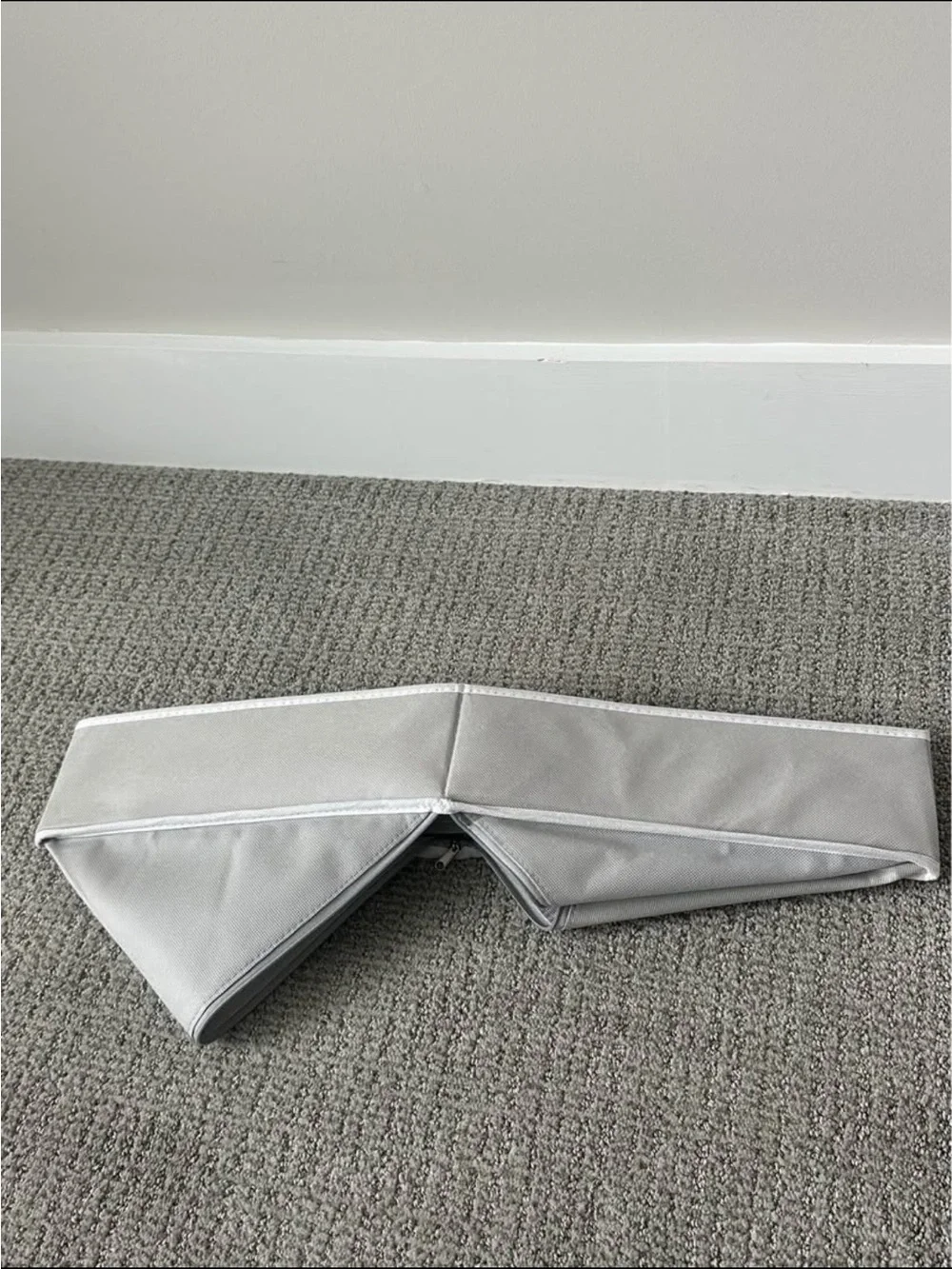 Amazon Gray Fabric Drawer Organizer Set with Multiple Compartments